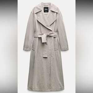 Zara Oversized Double Breasted Women's Trench Coat